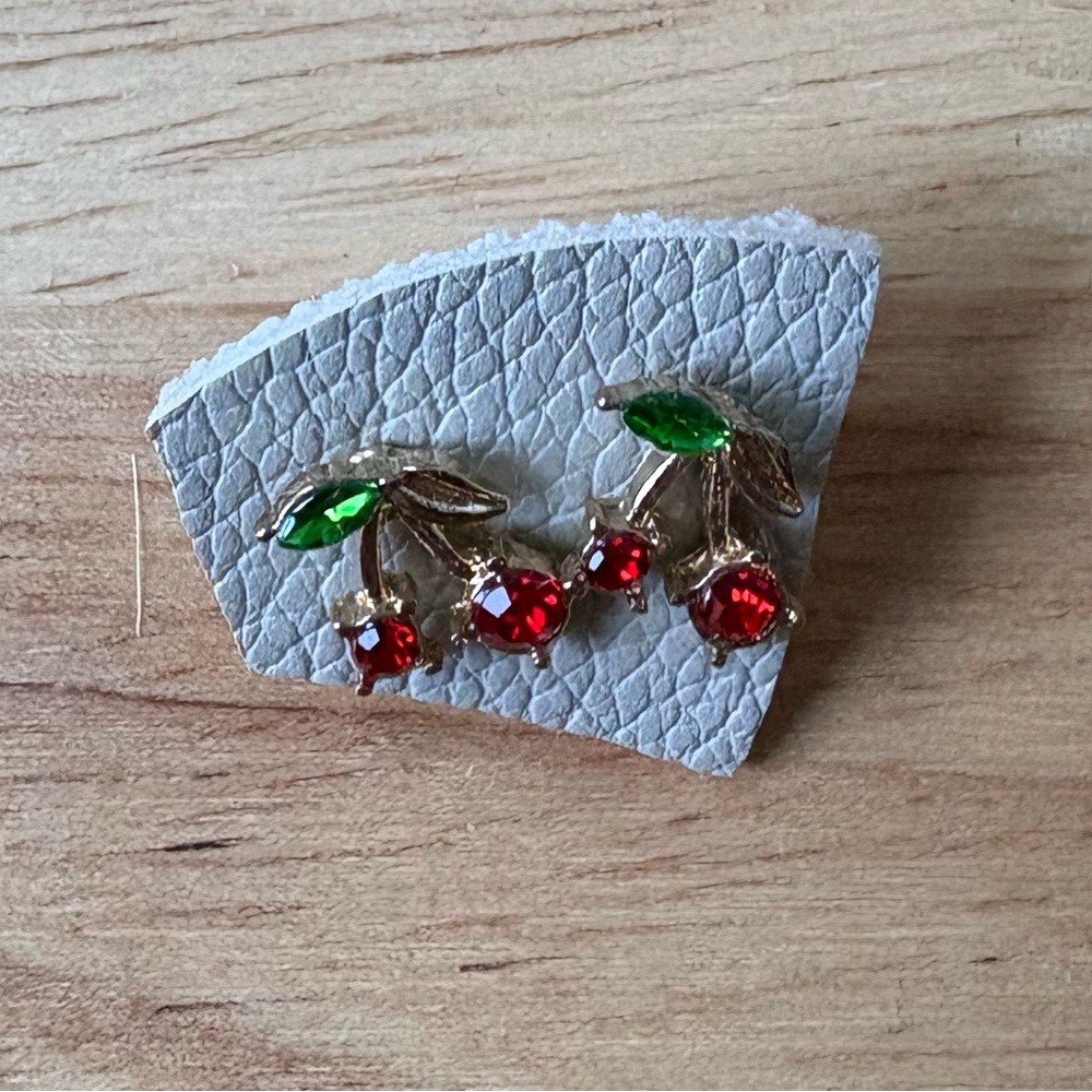 Cherry Stud Earrings!